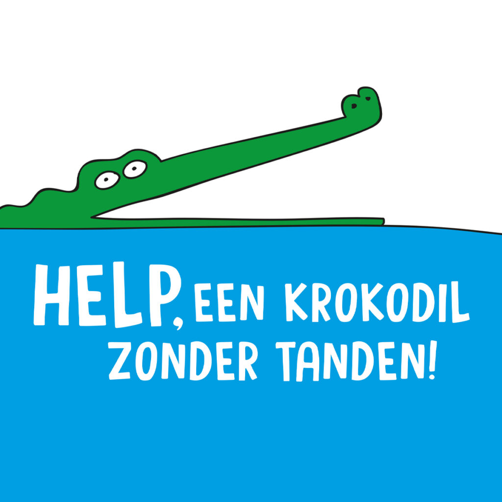 Help. Een krokodil zonder tanden